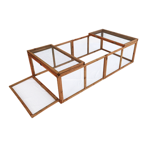 Chicken coop LARGE Run Guinea Pig Cage Villa Extension Rabbit hutch house pen