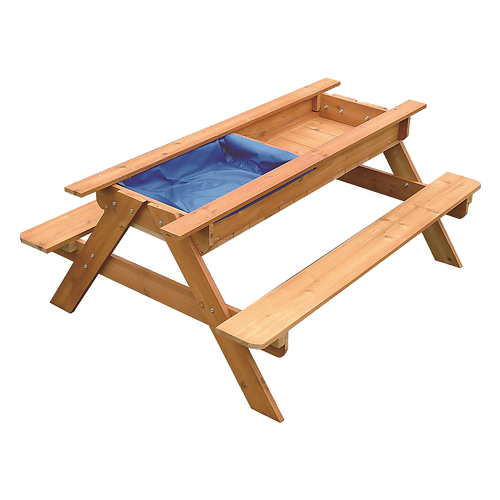 Sand & Water Wooden Picnic Table