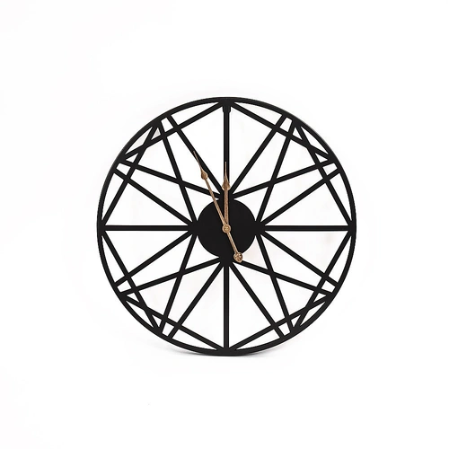 Large Metal Outdoor Wall Clock – Weather-Resistant for Garden and Home Decor