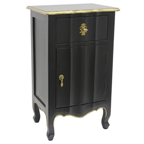 Dynasty 1 Drawer / 1 Door Bedside Table 65cm