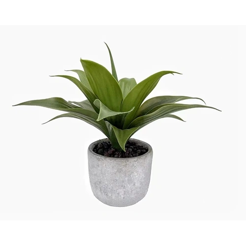 Artificial Aloe Vera in Cement Pot 36cm