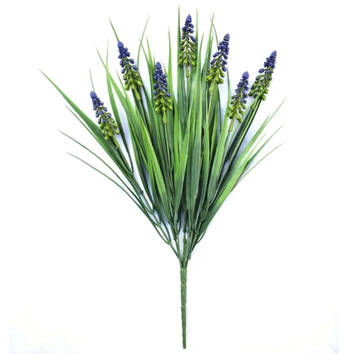 Artificial Dense English Lavender Stem UV Resistant 50cm