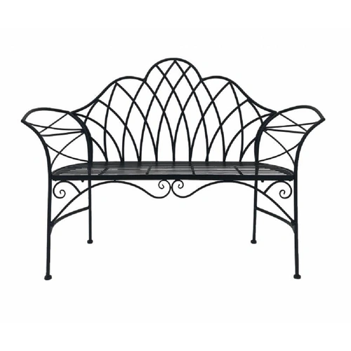 Garden Metal Bench 105cm