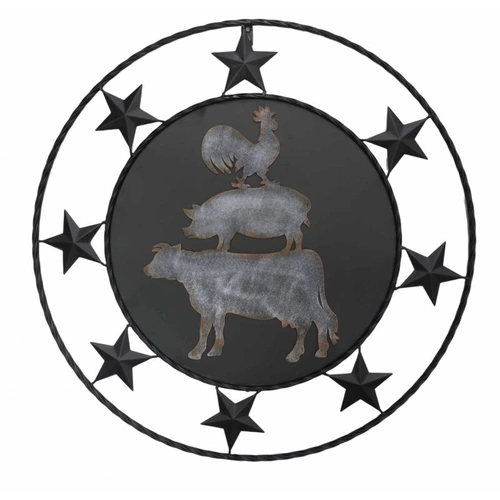 Animal Star Wall Art 61x61cm