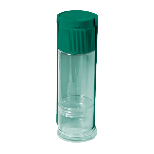 12x Ribbed Portable Pet Bottle in Emerald