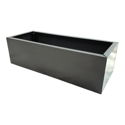 Grey Metal Planter Small