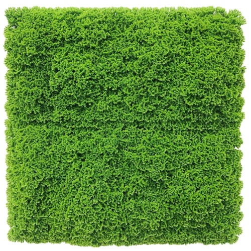 Fresh Natural Green Artificial Moss / Green Wall UV Resistant 1m x 1m