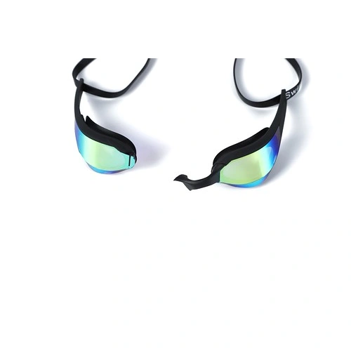 Adult mirrored lens swimming goggles gold