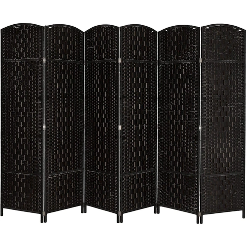 Portable Folding Room Divider Partition – 6 Panel Privacy Screen