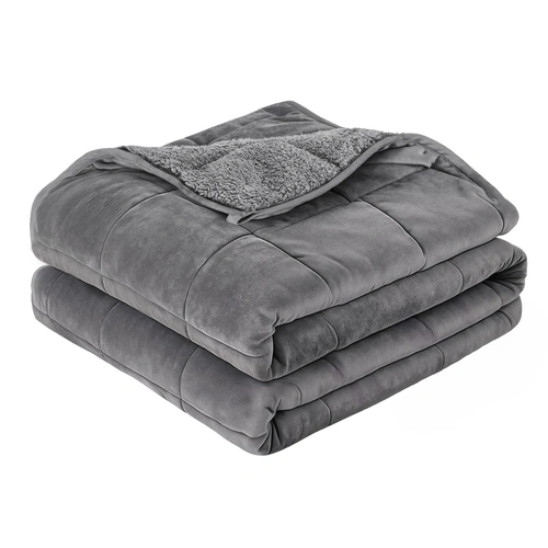 Giselle 5.5KG Weighted Blanket Adults Kid Anti Anxiety Gravity Blankets Sherpa Fleece