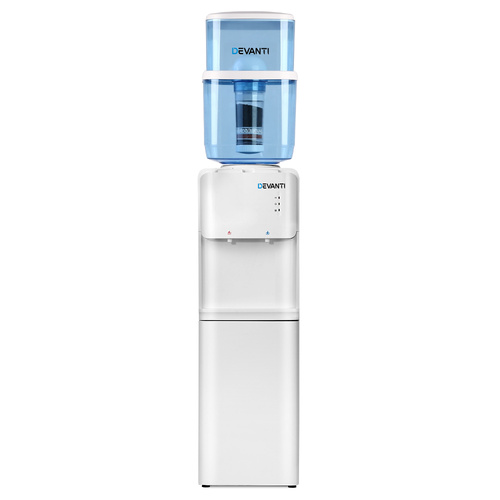22L Water Cooler Dispenser Top Loading Hot Cold Taps Filter Purifier Bottle