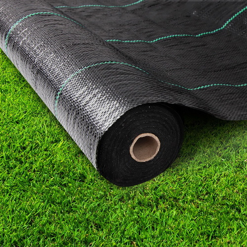 1.83m x 30m Weedmat Weed Control Mat Woven Fabric Gardening Plant PE