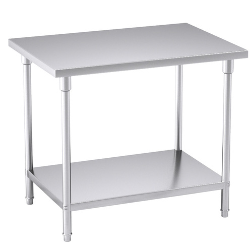 100*70*85cm Commercial Catering Kitchen Stainless Steel Prep Work Bench