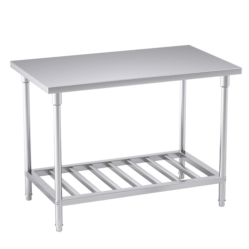 120*70*85cm Commercial Catering Kitchen Stainless Steel Prep Work Bench