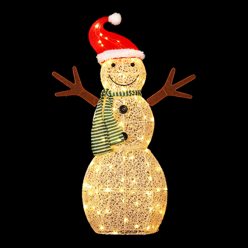 Christmas Lights LED Rope Light Snowman 97CM Motif 3D Decoration