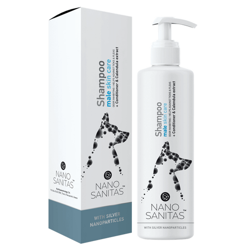 Nano Sanitas Male Skin Care Dog Shampoo 250 ml