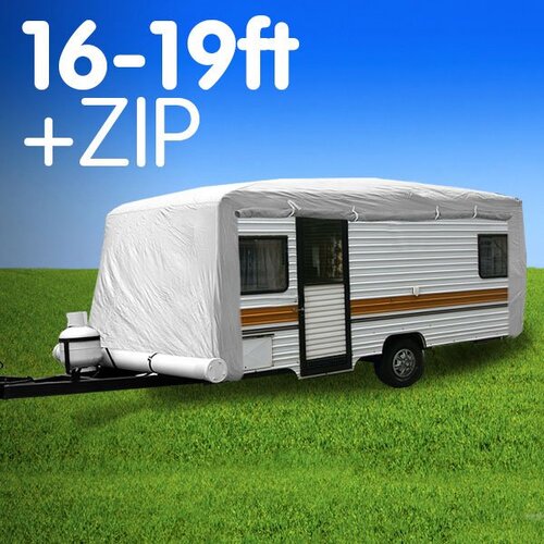 Caravan Cover with zip 16-19 ft