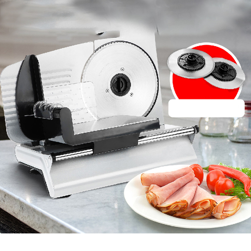 Pronti Deli and Food Electric Meat Slicer 200W Blades Processor
