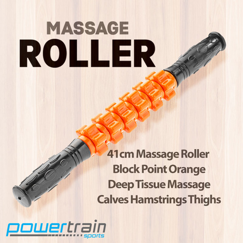 Massage Roller Bar Stick with Trigger Block Points - 41cm